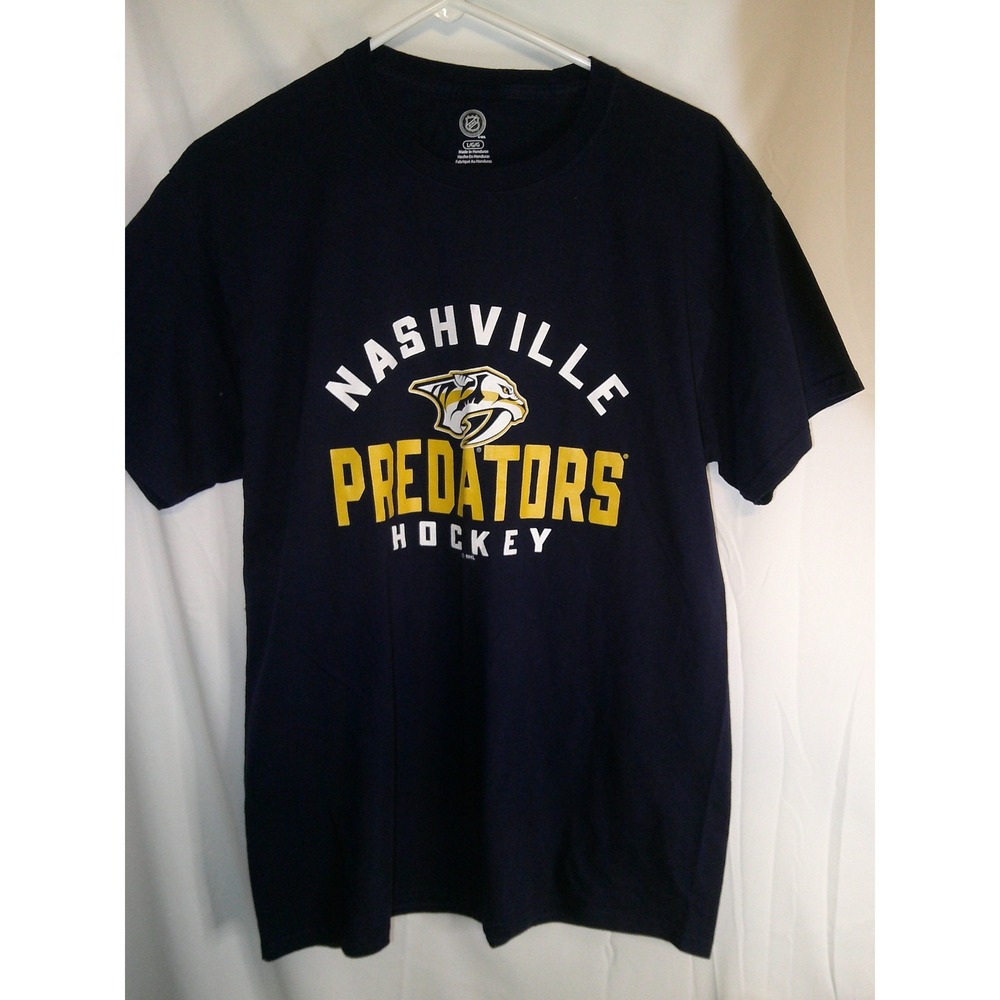 NHL Nashville Predators Hockey T-Shirt Graphic Tee Mens Large